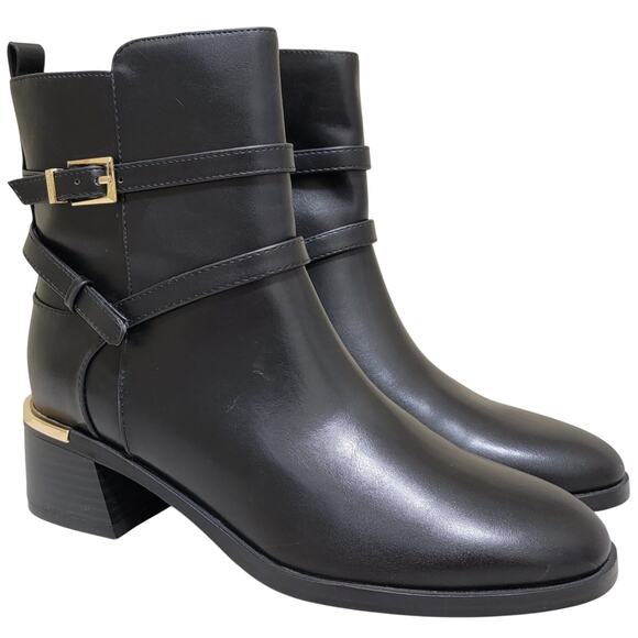 Calvin Klein Shoes - Calvin Klein Women Jasen Block Heel Dress Ankle Booties Size US 7.5M Black